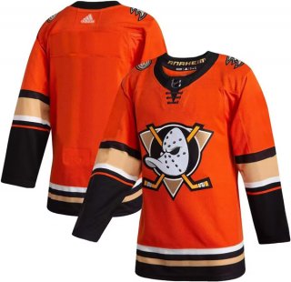 Men's Anaheim Ducks Blank Orange Stitched Jersey