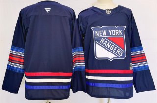 Men's New York Rangers Blank Navy 2024-25 Stitched Jersey