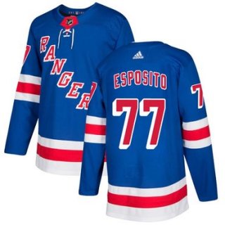 Adidas Rangers #77 Phil Esposito Royal Blue Home Authentic Stitched NHL Jersey