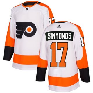 Adidas Philadelphia Flyers #17 Wayne Simmonds White Authentic Stitched NHL Jersey