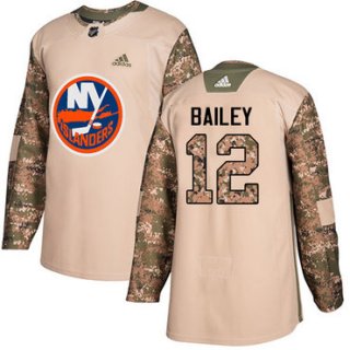 Adidas Islanders #12 Josh Bailey Camo Authentic 2017 Veterans Day Stitched NHL Jersey