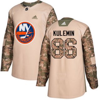 Adidas Islanders #86 Nikolay Kulemin Camo Authentic 2017 Veterans Day Stitched NHL Jersey