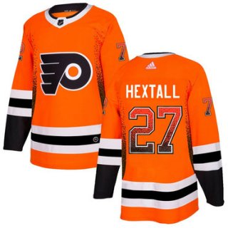 Men's Philadelphia Flyers #27 Ron Hextall Orange Drift Fashion Adidas Jersey