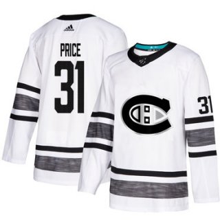 Canadiens #31 Carey Price White Authentic 2019 All-Star Stitched Hockey Jersey