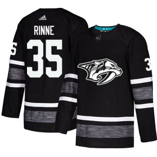 Predators #35 Pekka Rinne Black Authentic 2019 All-Star Stitched Hockey Jersey