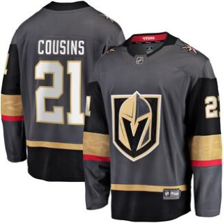 Men's Vegas Golden Knights #21 Nick Cousins Fanatics Branded Gray Breakaway Home Player Jersey