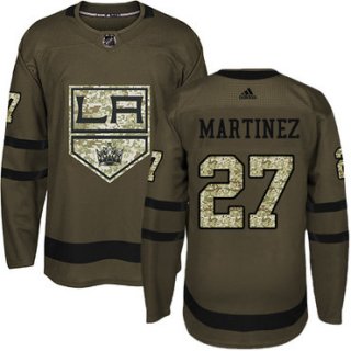 Adidas Kings #27 Alec Martinez Green Salute to Service Stitched NHL Jersey