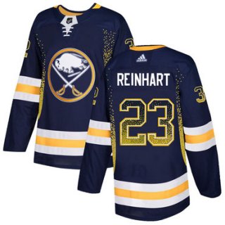 Men's Buffalo Sabres #23 Sam Reinhart Navy Drift Fashion Adidas Jersey