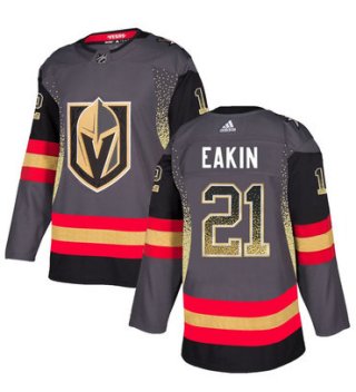 Men's Vegas Golden Knights #21 Cody Eakin Gray Drift Fashion Jersey