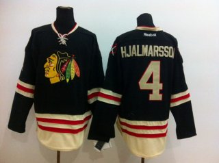 Chicago Blackhawks #4 Niklas Hjalmarsson 2015 Winter Classic Black Jersey