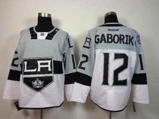 Los Angeles Kings #12 Marian Gaborik 2015 Stadium Series Gray/White Jersey