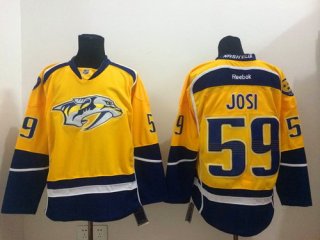 Nashville Predators #59 Roman Josi Yellow Jersey