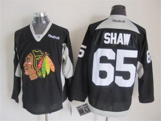 Chicago Blackhawks #65 Andrew Shaw 2014 Training Black Jersey