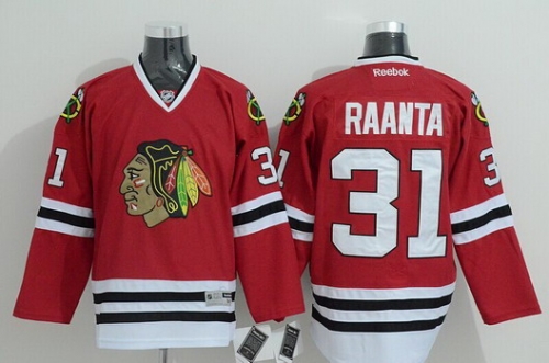 Chicago Blackhawks #31 Antti Raanta Red Jersey