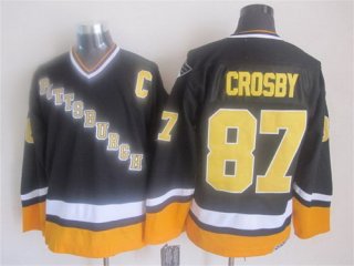 Pittsburgh Penguins #87 Sidney Crosby 1993 Black Throwback CCM Jersey