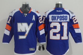 New York Islanders #21 Kyle Okposo 2014 Stadium Series Blue Jersey