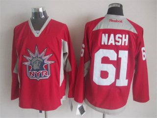 New York Rangers #61 Rick Nash 2014 NYR Training Red Jersey