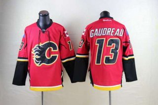 Calgary Flames #13 Johnny Gaudreau Red Jersey