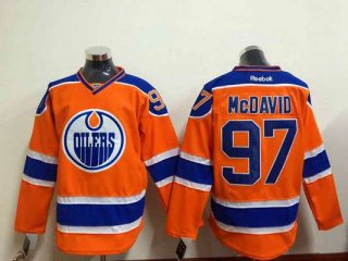 Men's Edmonton Oilers #97 Connor McDavid 2015 Orange Jersey