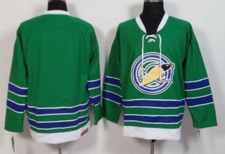 Men's California Golden Seals Blank 1967-68 Green CCM Vintage Throwback Jersey