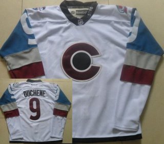 Men's Colorado Avalanche #9 Matt Duchene White 2016 Stadium Series Hockey Jersey