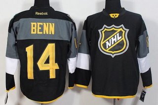 Men's Dallas Stars #14 Jamie Benn Reebok Black 2016 NHL All-Star Premier Jersey