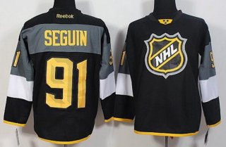 Men's Dallas Stars #91 Tyler Seguin Reebok Black 2016 NHL All-Star Premier Jersey