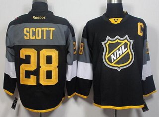 Men's Arizona Coyotes #28 John Scott Reebok Black 2016 NHL All-Star Premier Jersey