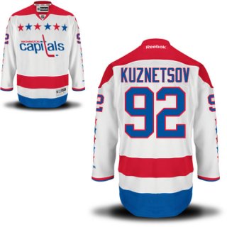 Men's Washington Capitals #92 Evgeny Kuznetsov White Alternate Reebok Premier Jersey