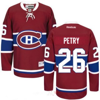 Men's Montreal Canadiens #26 Jeff Petry Reebok Red Premier Home Custom Jersey