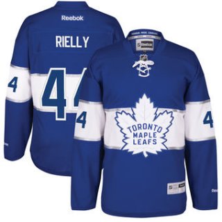 Men's Toronto Maple Leafs #44 Morgan Rielly Reebok Blue 2017 Centennial Classic Premier Player Jersey