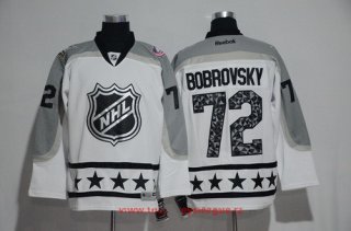 Men's Metropolitan Division Columbus Blue Jackets #72 Sergei Bobrovsky Reebok White 2017 NHL All-Star Stitched Ice Hockey Jersey