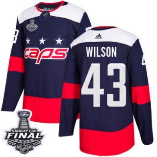 Adidas Capitals #43 Tom Wilson Navy Authentic 2018 Stadium Series Stanley Cup Final Stitched NHL Jersey