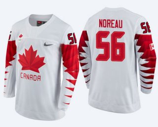 Men Canada Team #56 Maxim Noreau White 2018 Winter Olympics Jersey