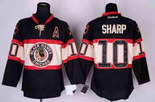 Chicago Blackhawks #10 Patrick Sharp Black Third Jersey