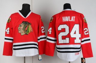 Chicago Blackhawks #24 Martin Havlat Red Throwback CCM Jersey