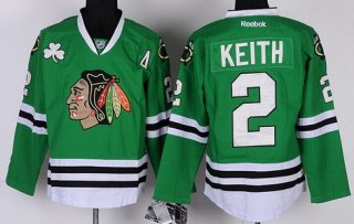 Chicago Blackhawks #2 Duncan Keith Green Jersey