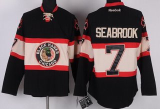 Chicago Blackhawks #7 Brent Seabrook Black Third Jersey