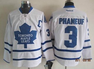 Toronto Maple Leafs #3 Dion Phaneuf White Jersey