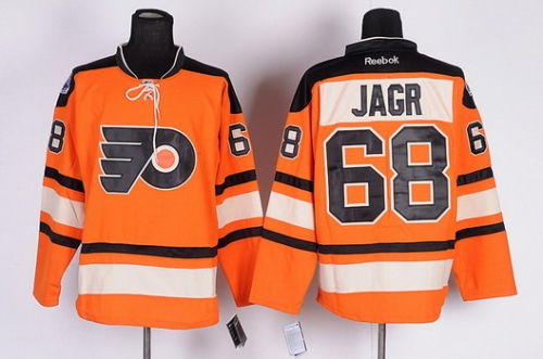 Philadelphia Flyers #68 Jaromir Jagr 2012 Winter Classic Orange Jersey