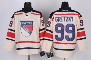 New York Rangers #99 Wayne Gretzky 2012 Winter Classic Cream Jersey