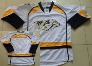 Nashville Predators Blank White Jersey