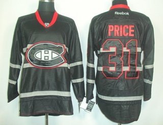 Montreal Canadiens #31 Carey Price Black Ice Jersey