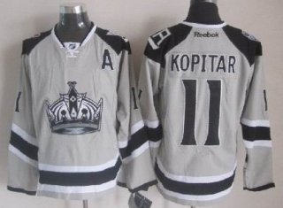 Los Angeles Kings #11 Anze Kopitar 2014 Stadium Series Gray Jersey