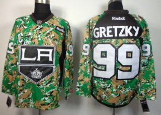 Los Angeles Kings #99 Wayne Gretzky 2014 Camo Jersey