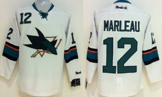 San Jose Sharks #12 Patrick Marleau 2014 White Jersey