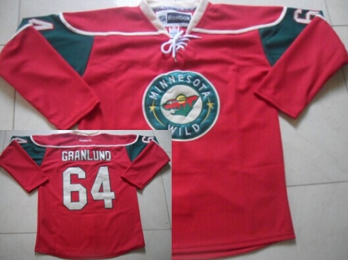 Minnesota Wild #64 Mikael Granlund Red Jersey