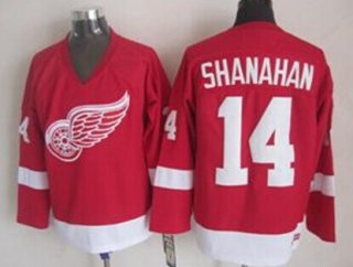 Detroit Red Wings #14 Brendan Shanahan Red Throwback CCM Jersey