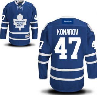 Toronto Maple Leafs #47 Leo Komarov Blue Jersey