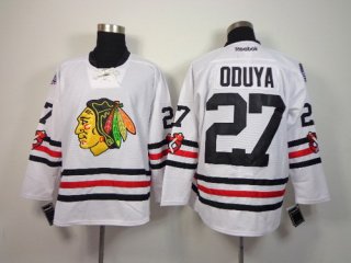 Chicago Blackhawks #27 Johnny Oduya 2015 Winter Classic White Jersey